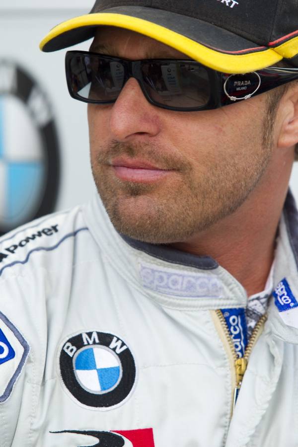 BMW Rahal Letterman Racing driver Bill Auberlen at the 2010 ALMS Sebring ...