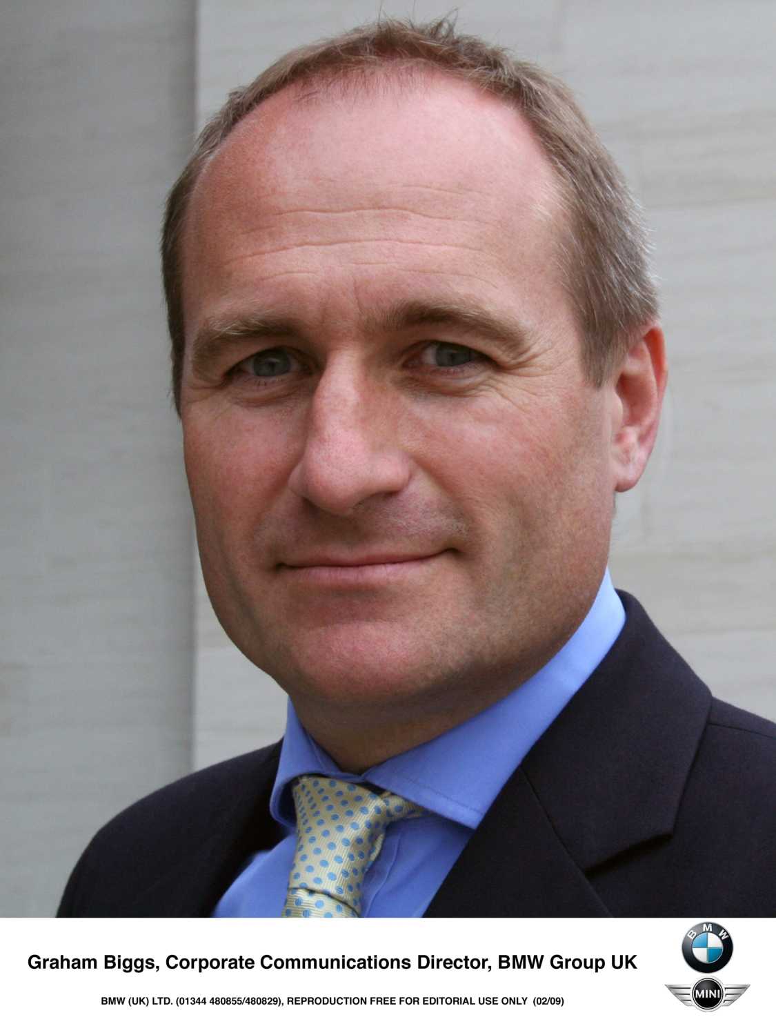 Graham Biggs- Corporate Communications Director BMW Group UK