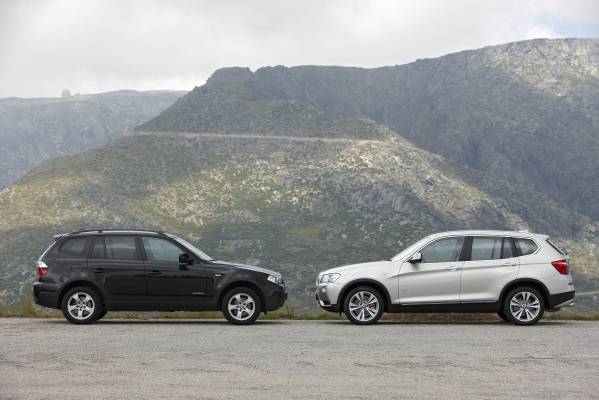 The new BMW X3: New generation replaces the previous.