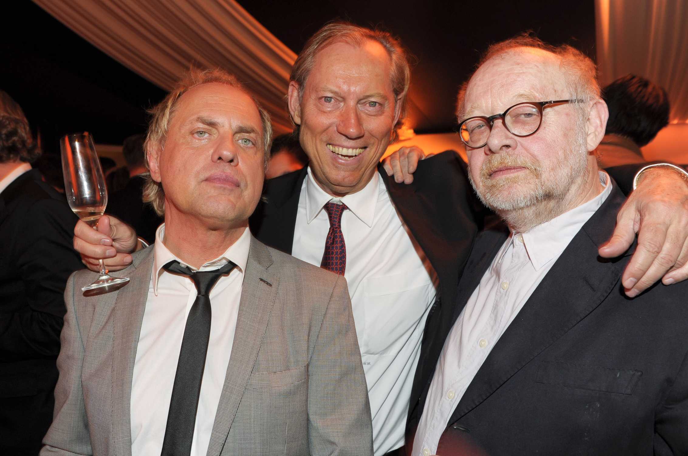 Uwe Ochsenknecht, Werner L. Mang , Jürgen Flimm,PLACE TO B PARTY  BMW  Party anlässlich der 61. Internationalen Filmfestspielen Berlin  61.  International Filmfestival  Berlinale im RESTAURANT BORCHARDT in  Berlin-Mitte am 11.02.2011 (c) BMW