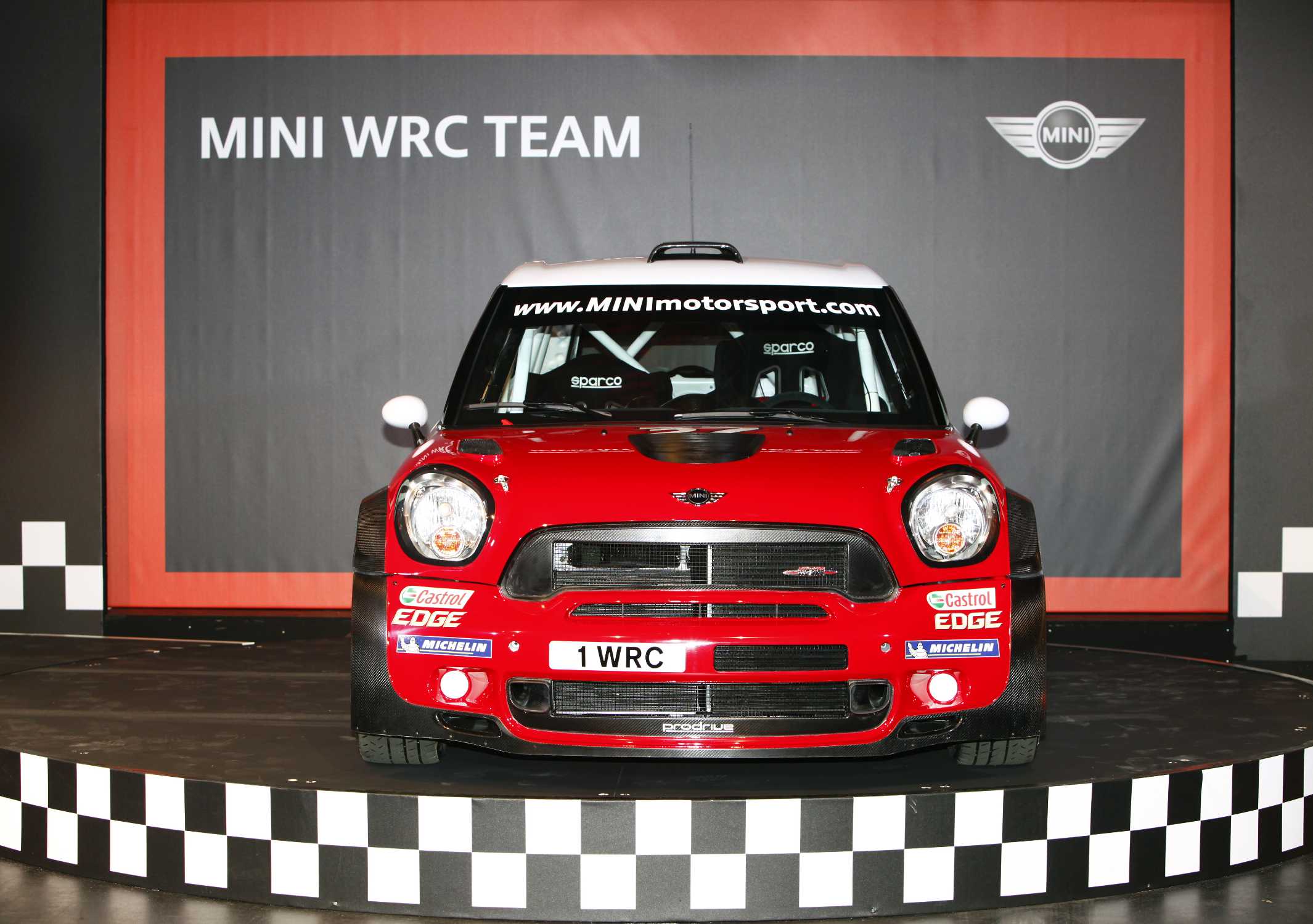 MINI WRC Team Launch, Oxford, 11 April 2011. Presentation of the MINI John Cooper Works WRC (04/11).