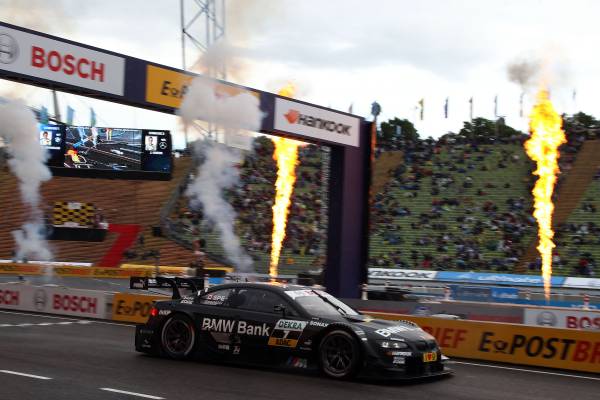 Bruno Spengler finishes third in the BMW Bank M3 DTM as the