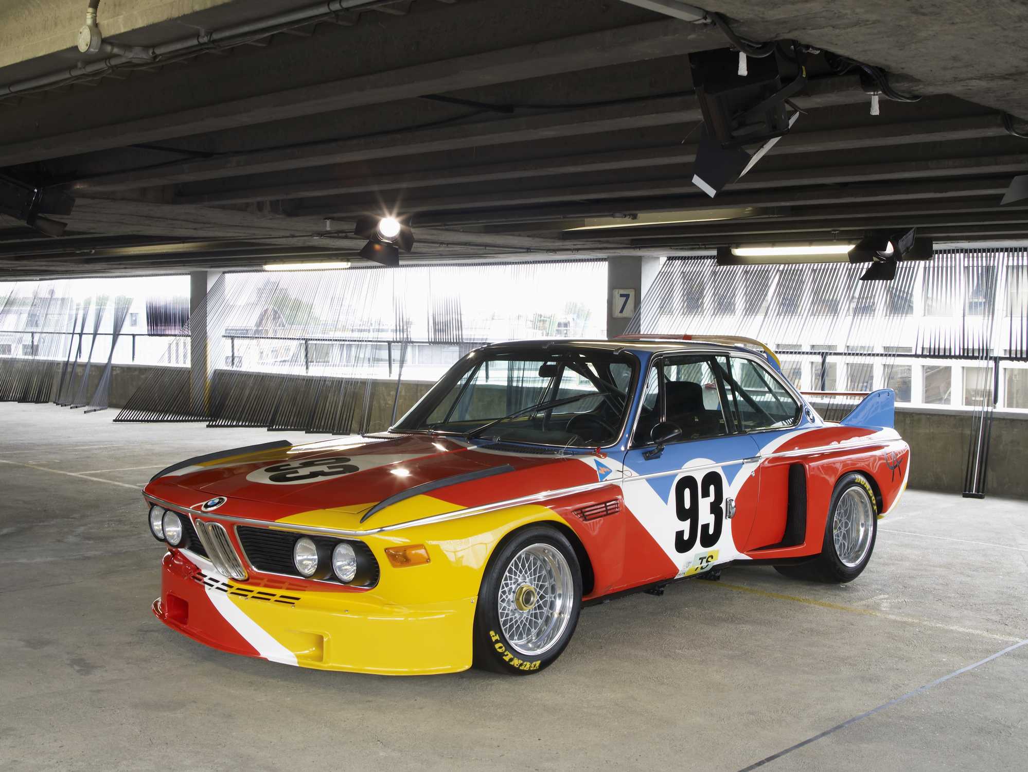 BMW Car Art #1 - BMW 3.0 CSL Alexander Calder - Immagine Artcarbmw.com