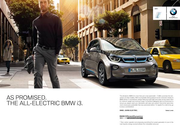  Campaña de lanzamiento del BMW i3