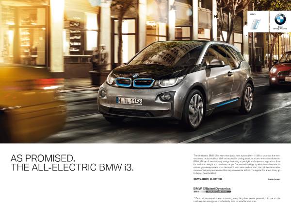  Campaña de lanzamiento del BMW i3