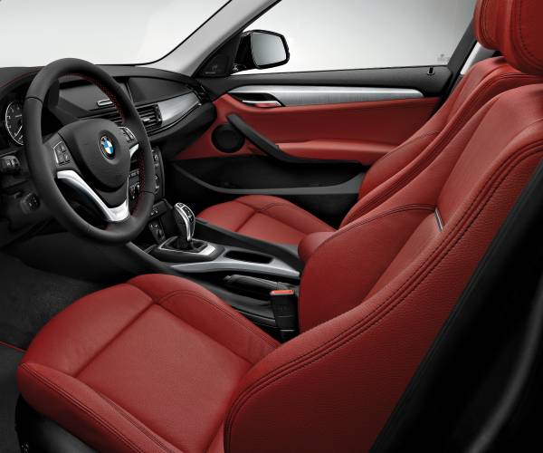 Bmw X1 Xdrive28i Interior Nevada Leather Coral Red With