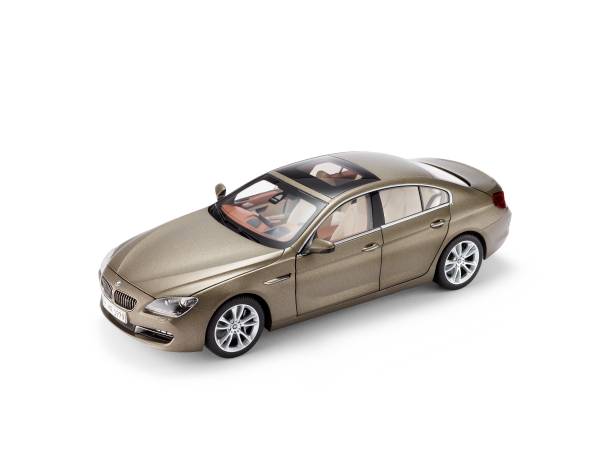 BMW 6 Series Gran Coupé (F06), $90. 1:18 scale, Frozen Bronze.