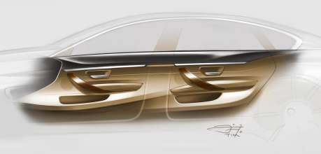 The new BMW 4 Series Gran Coupe - Drawing (02/2014)