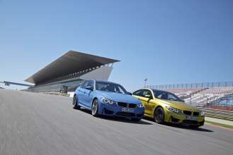 The new BMW M3 Sedan and the new BMW M4 Coupe. (05/2014)