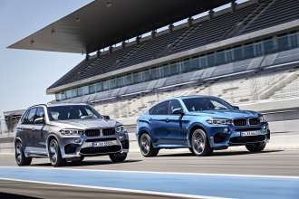 The new BMW X5 M and the new BMW X6 M.(10/2014)