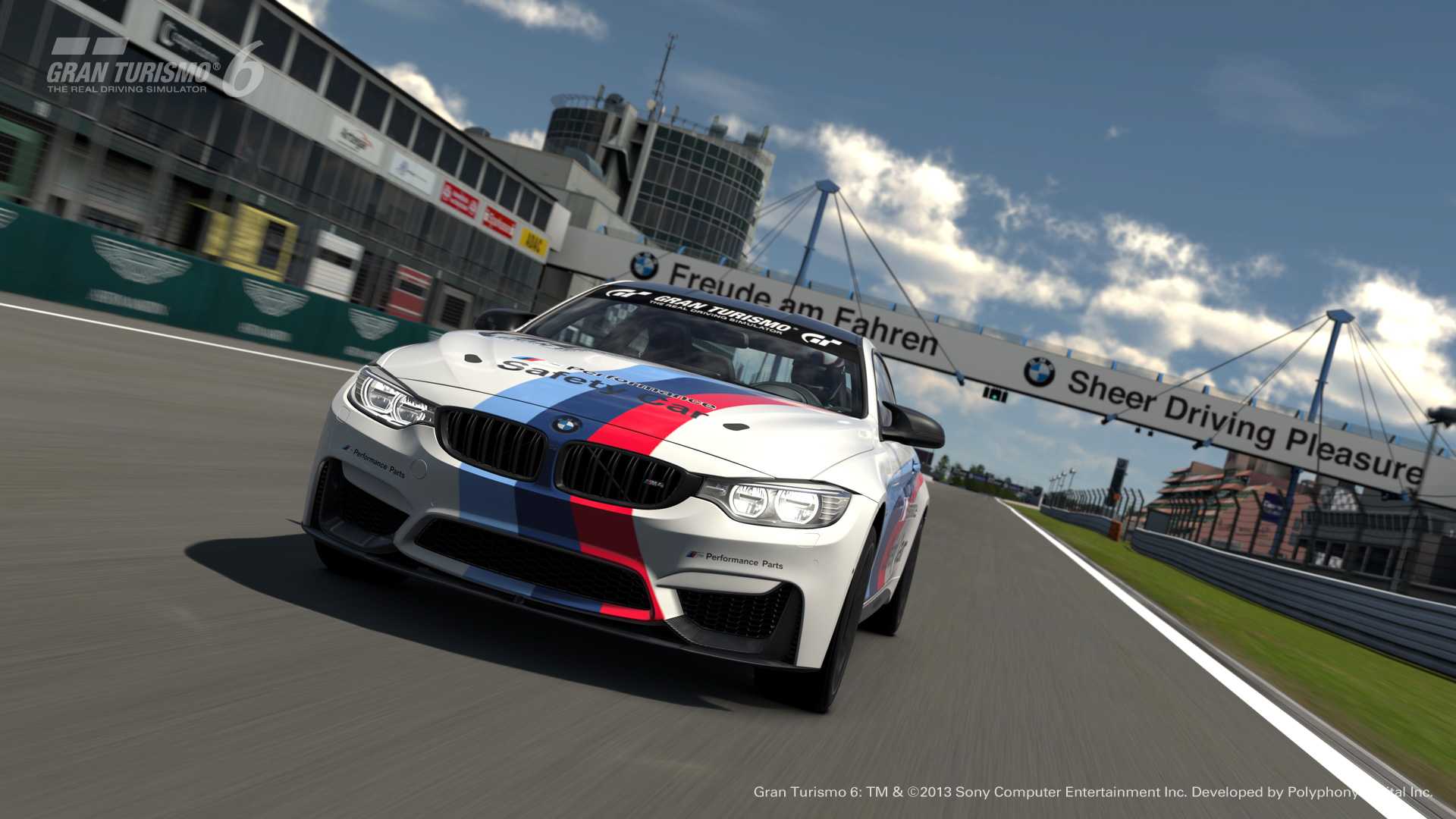 The BMW M Performance M4 Safety Car replica becomes available for PlayStation's Gran Turismo 6. (11/2014)
