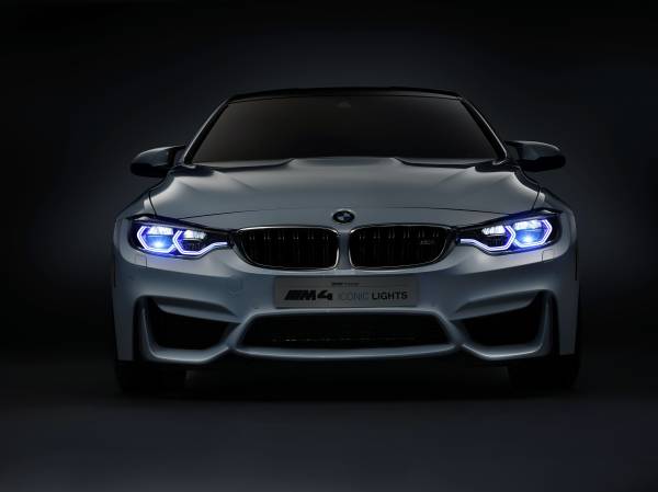 Bmw M4 Concept Iconic Lights Daytime Running Light Low Beam And