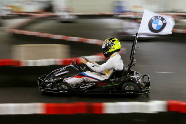 BMW Kart Challenge: Bob stars including Holcomb, Friedrich and Melbardis burn rubber as World Championship opens with a bang.