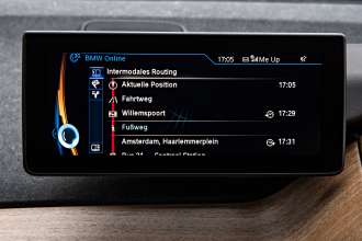BMW i3 navigation system - Intermodal Routing (07/2015)