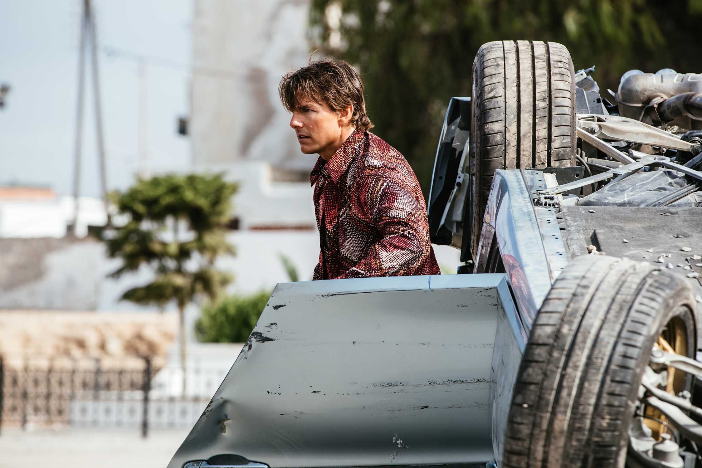 Ethan Hunt Tom Cruise Und Der Bmw M3 In Mission Impossible Rogue Nation Von Paramount