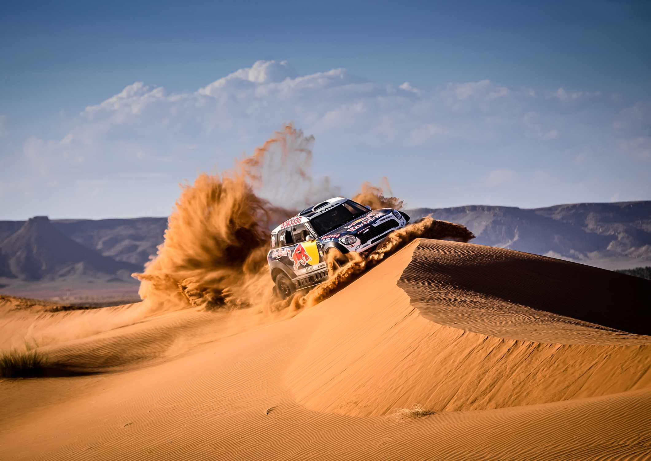 Dakar is go: 12 MINI ALL4 Racing line up for the start of the 2016 ...