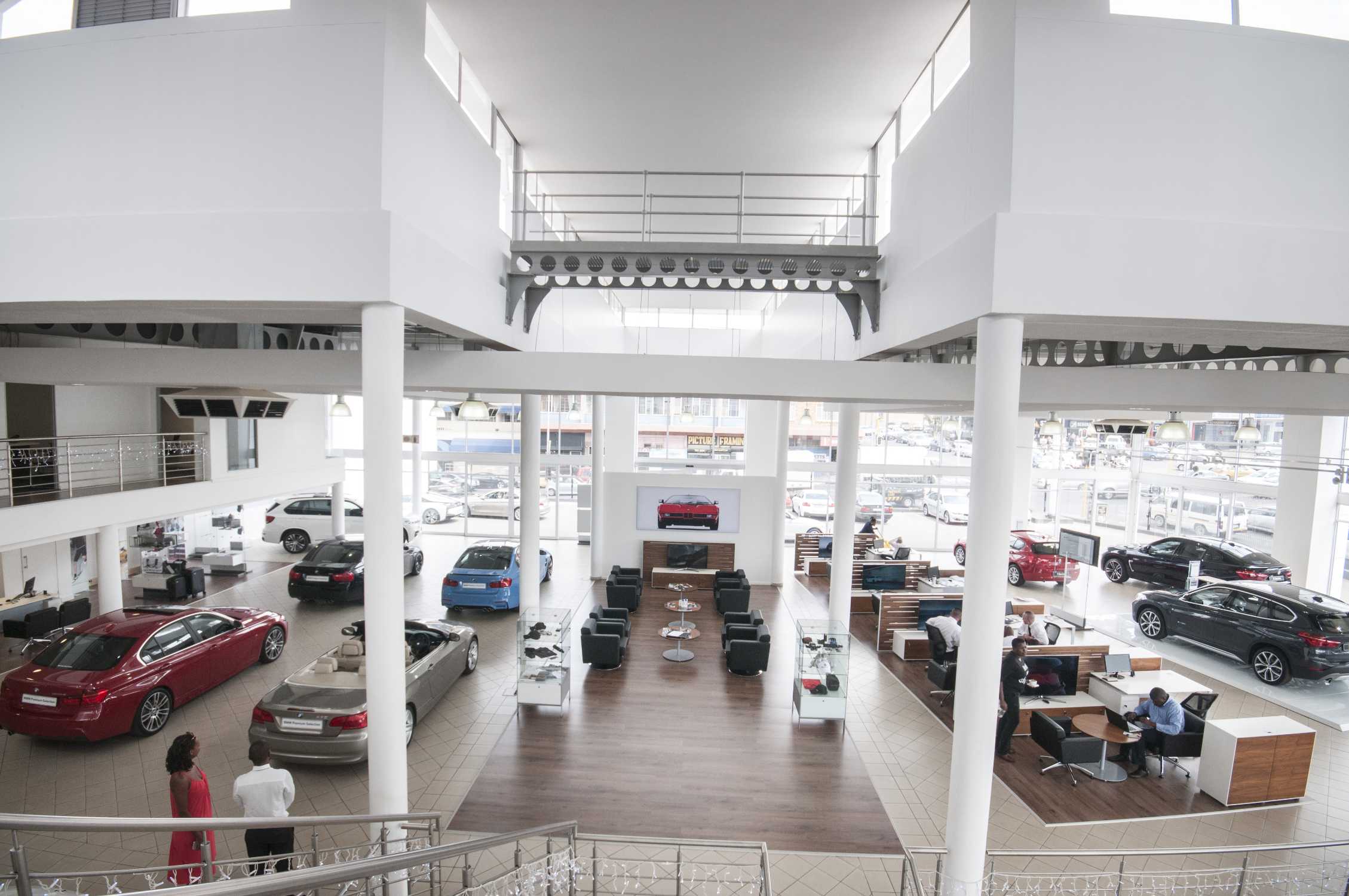 The new BMW outlet, Melrose Arch Auto in Johannesburg.