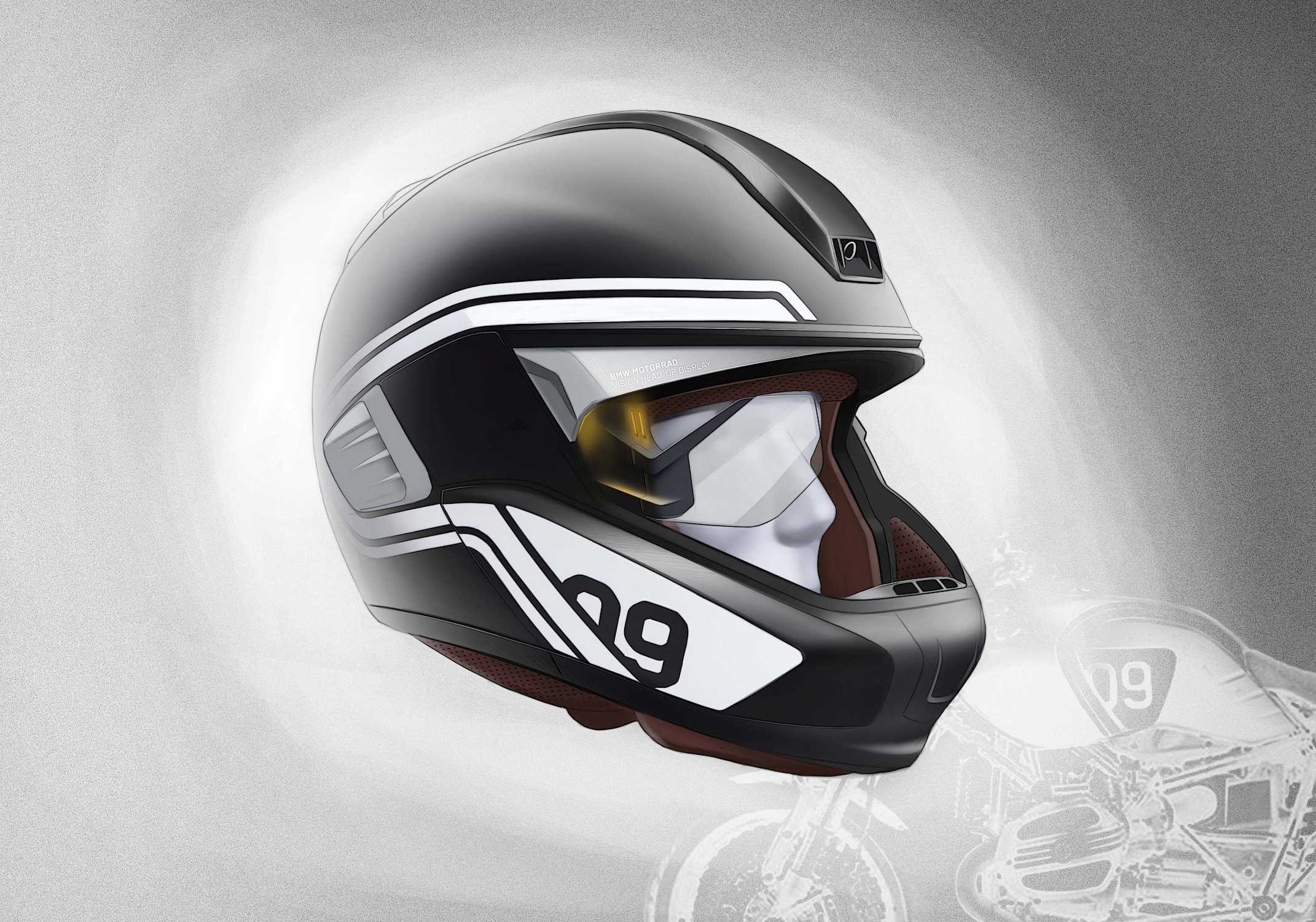 Head up best sale display motorcycle helmet