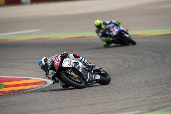 Aragon Spa Stk1000 03rd April 2016 Althea Bmw Racing Team Rider Raffaele De Rosa 35 Ita Riding The Bmw S1000rr