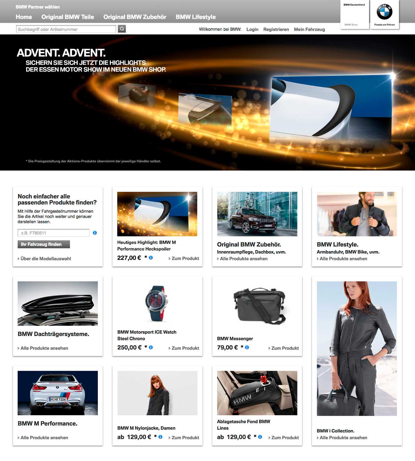 BMW Group digitalisiert After-Sales-Geschäft. Innovativer Online Shop für  Teile, Zubehör und Lifestyle-Produkte.