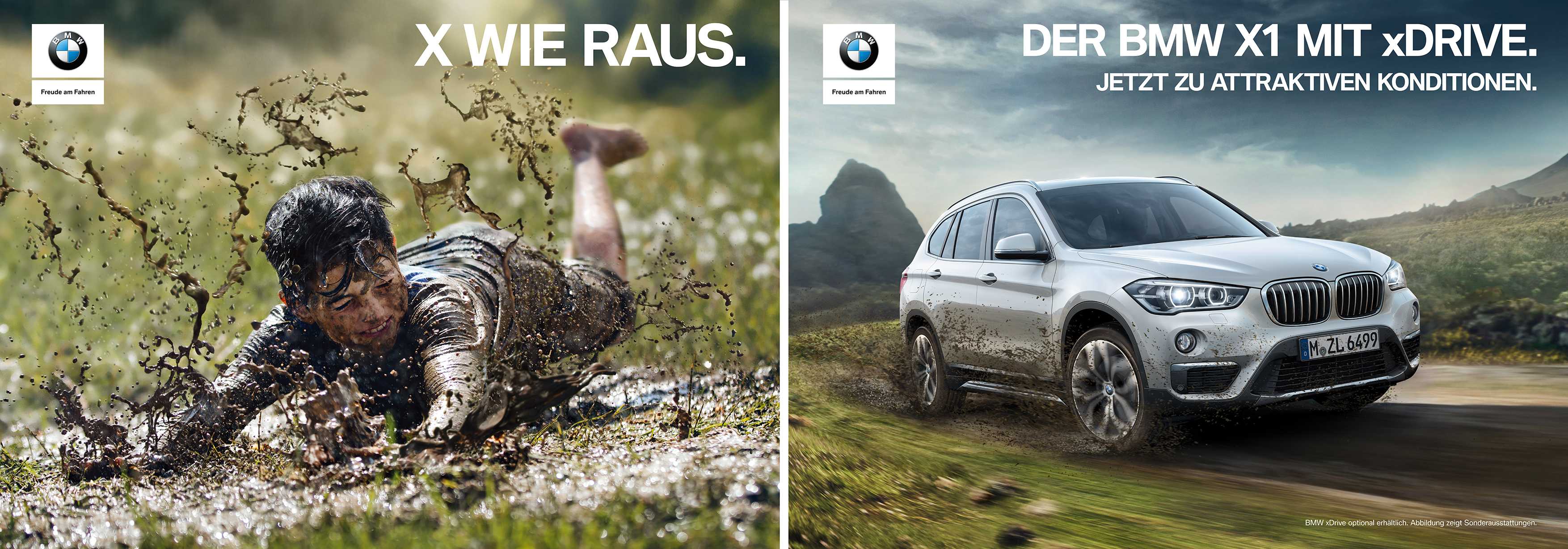 „X WIE RAUS“: Neue BMW xDrive Kampagne startet in Deutschland. (12/2016)