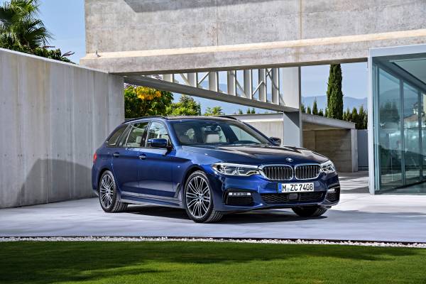 The new BMW 5 Series Touring.