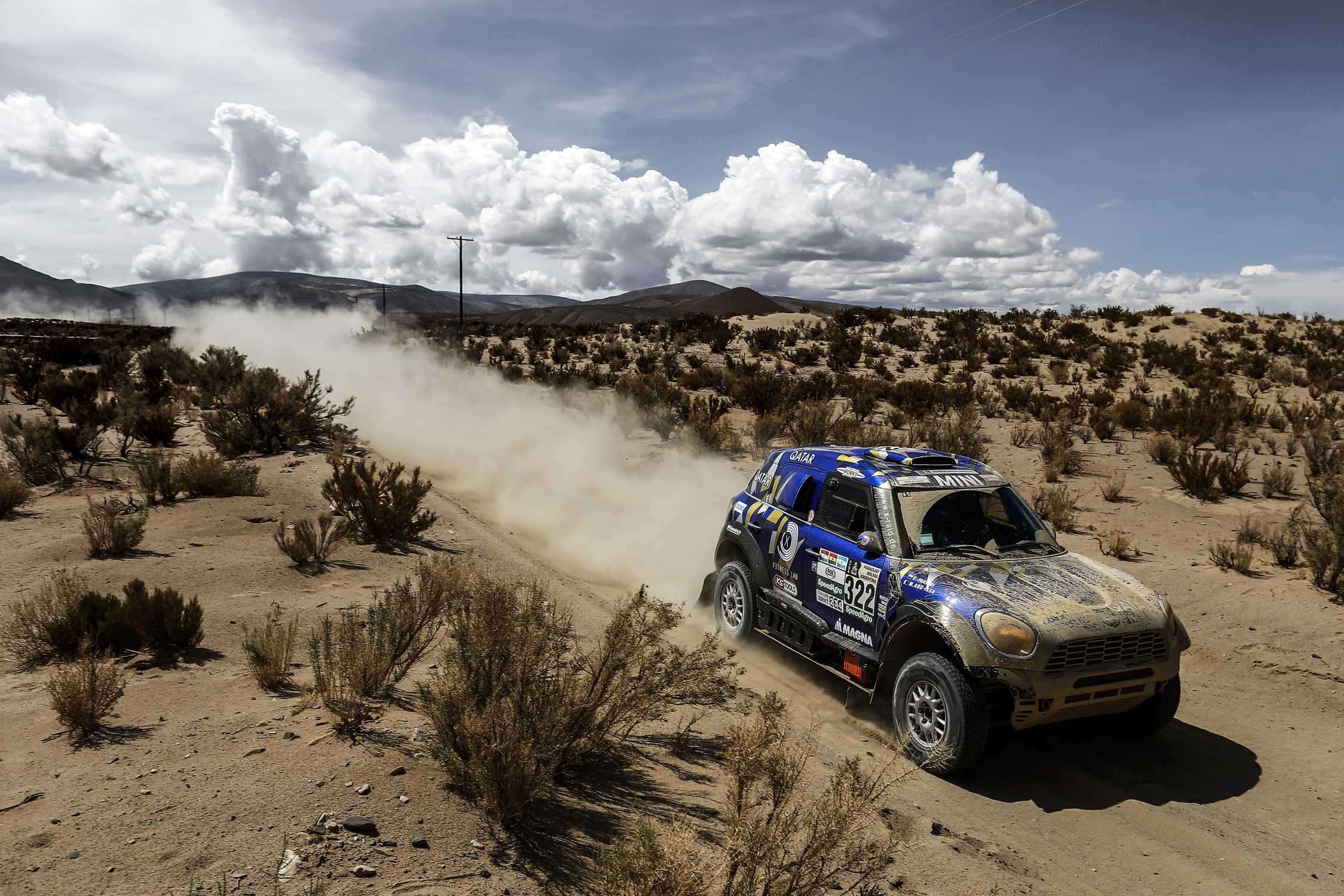 2017 Dakar, Mohamed Abu Issa (QAT), Xavier Panseri (FRA), MINI ALL4