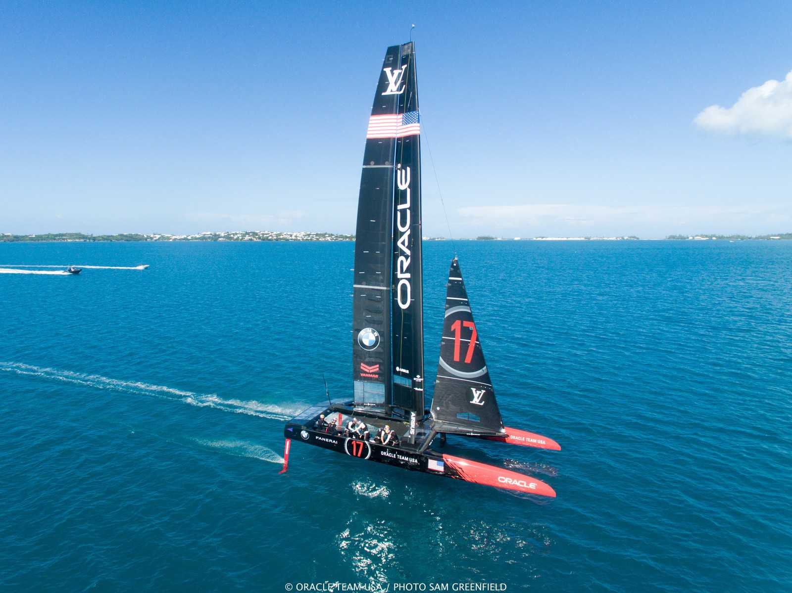 ORACLE TEAM USA: Launch America's Cup class boat 