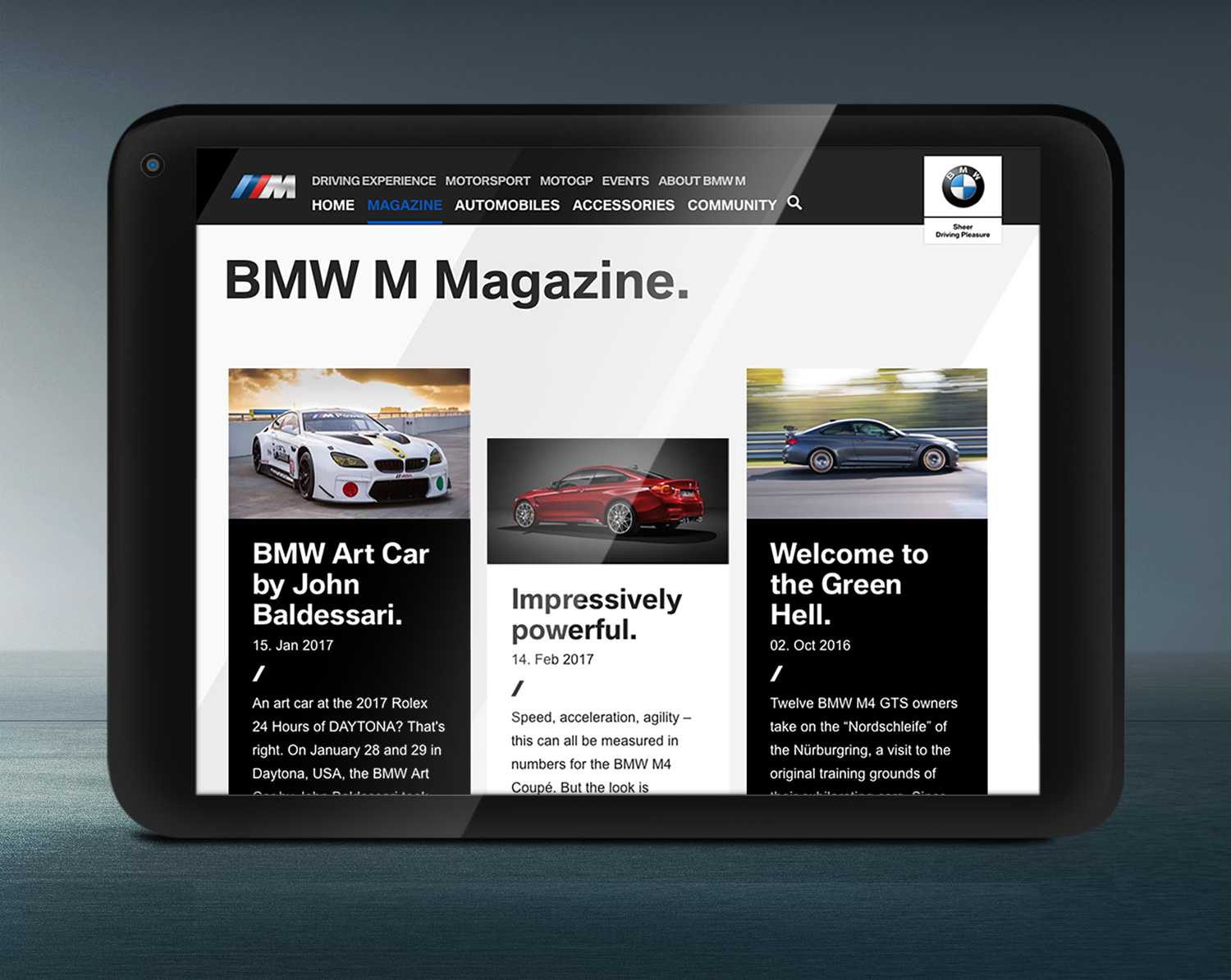 BMW-M.com: The new home of the most powerful letter in the world. (05/2017)