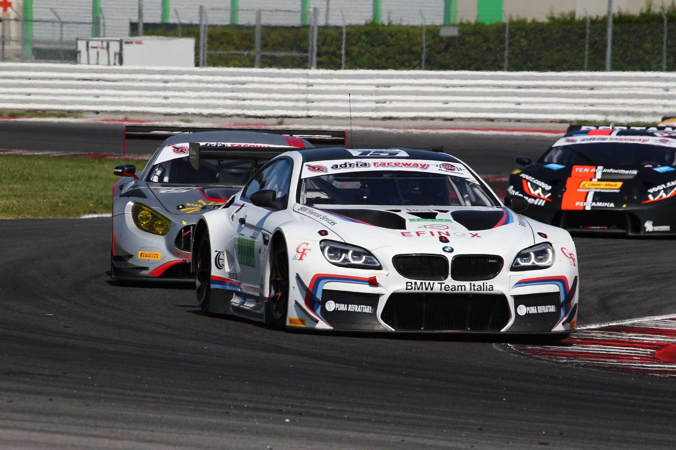 Misano, 4 giugno 2017. BMW M6 GT3 del BMW Team Italia nella prima prova ...