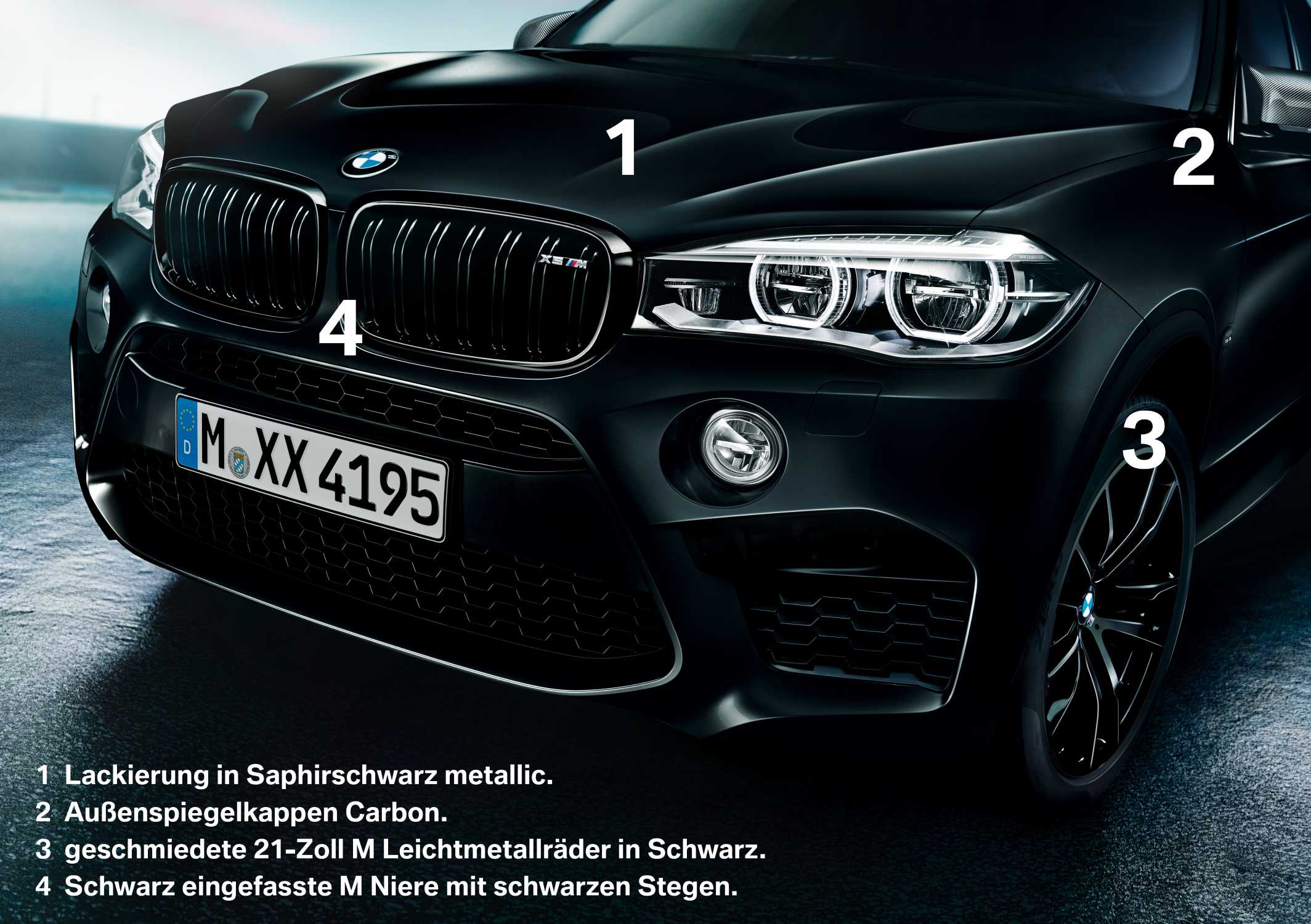 Die neue BMW X5 M und X6 M Edition Black Fire (06/17).
