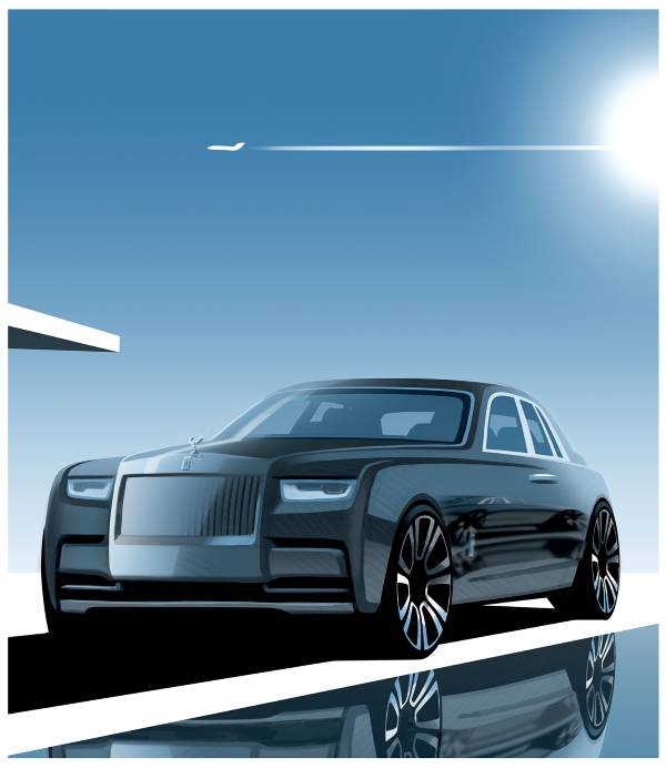 2021 Rolls-Royce Ghost teased in design sketch - Overdrive