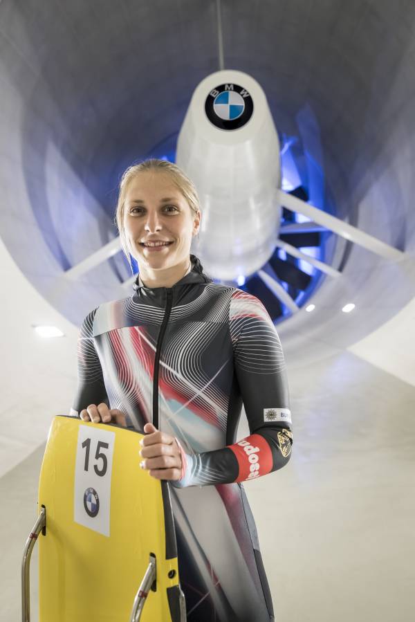 Looking For The Crucial Hundredth Of A Second Bmw Wind Tunnel Provides Skeleton Athletes With Valuable Feedback On The Material And Riding Position