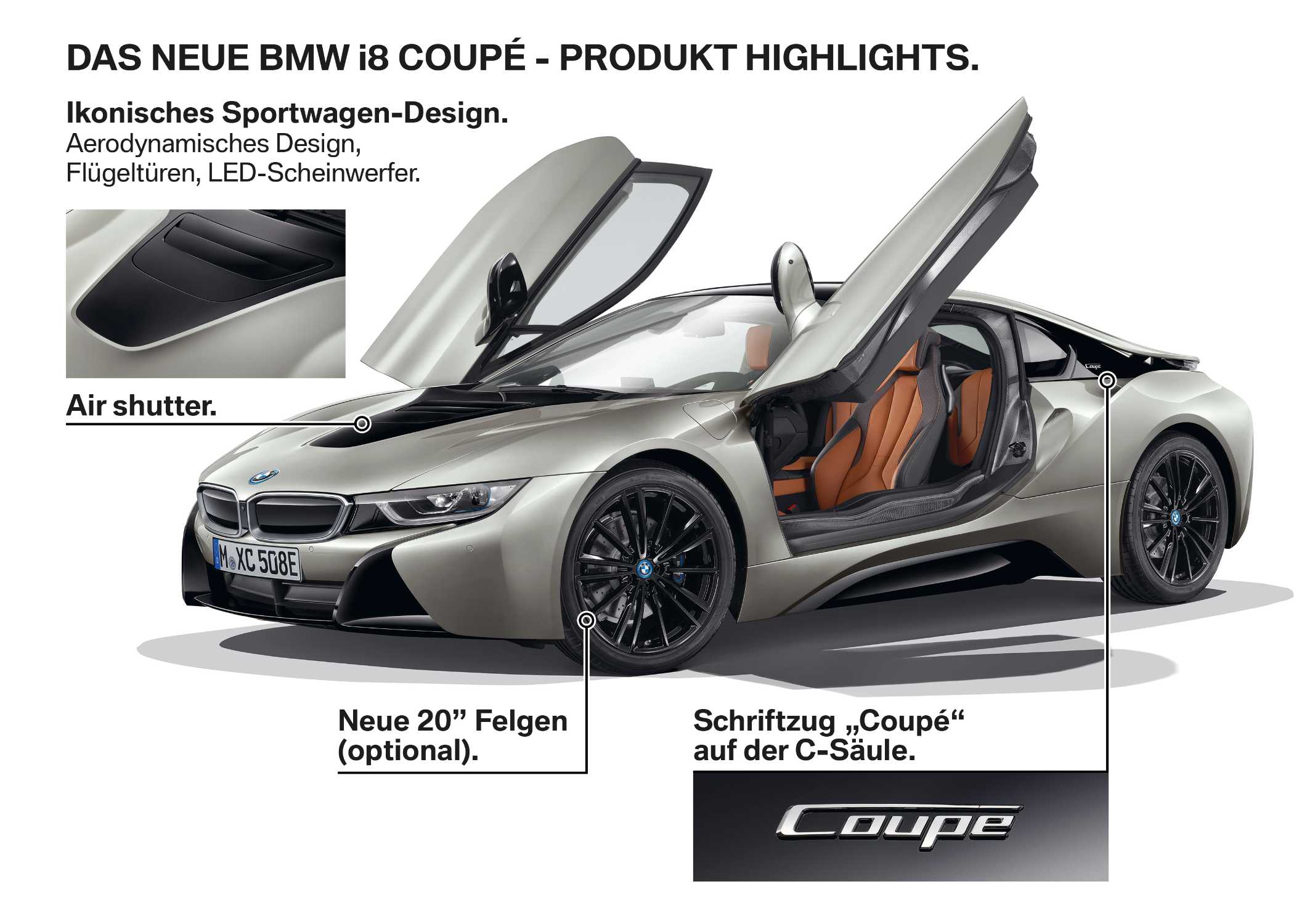 Das neue BMW i8 Coupé - Produkt Highlights. (11/2017)