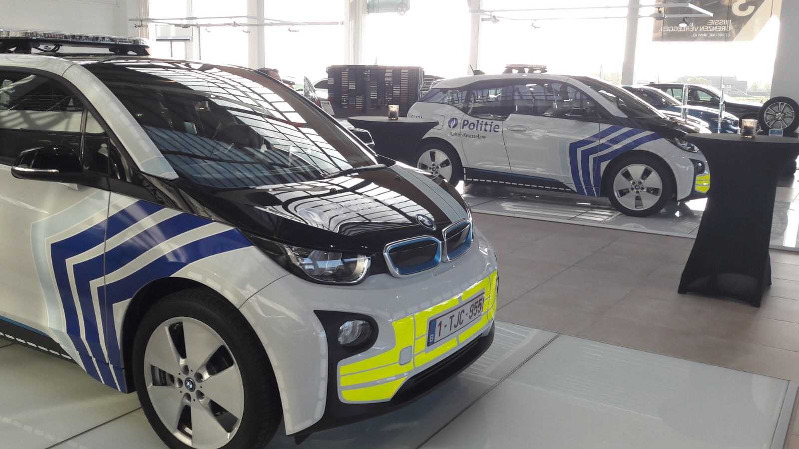 BMW i3’s for police Aalter-Knesselare (11/2017)