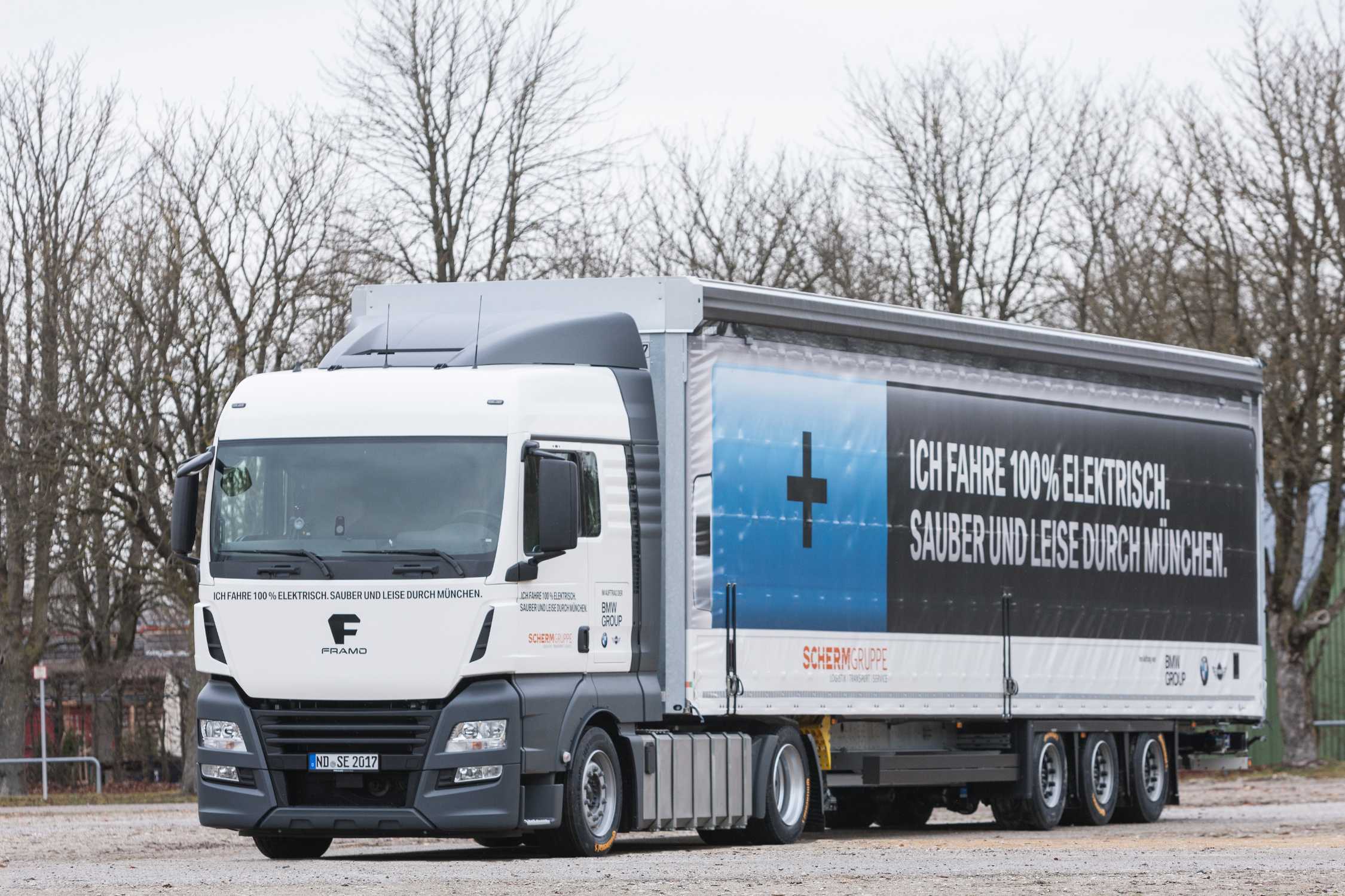 Second electric truck for inbound logistics BMW Group Plant Munich (12/2017)
