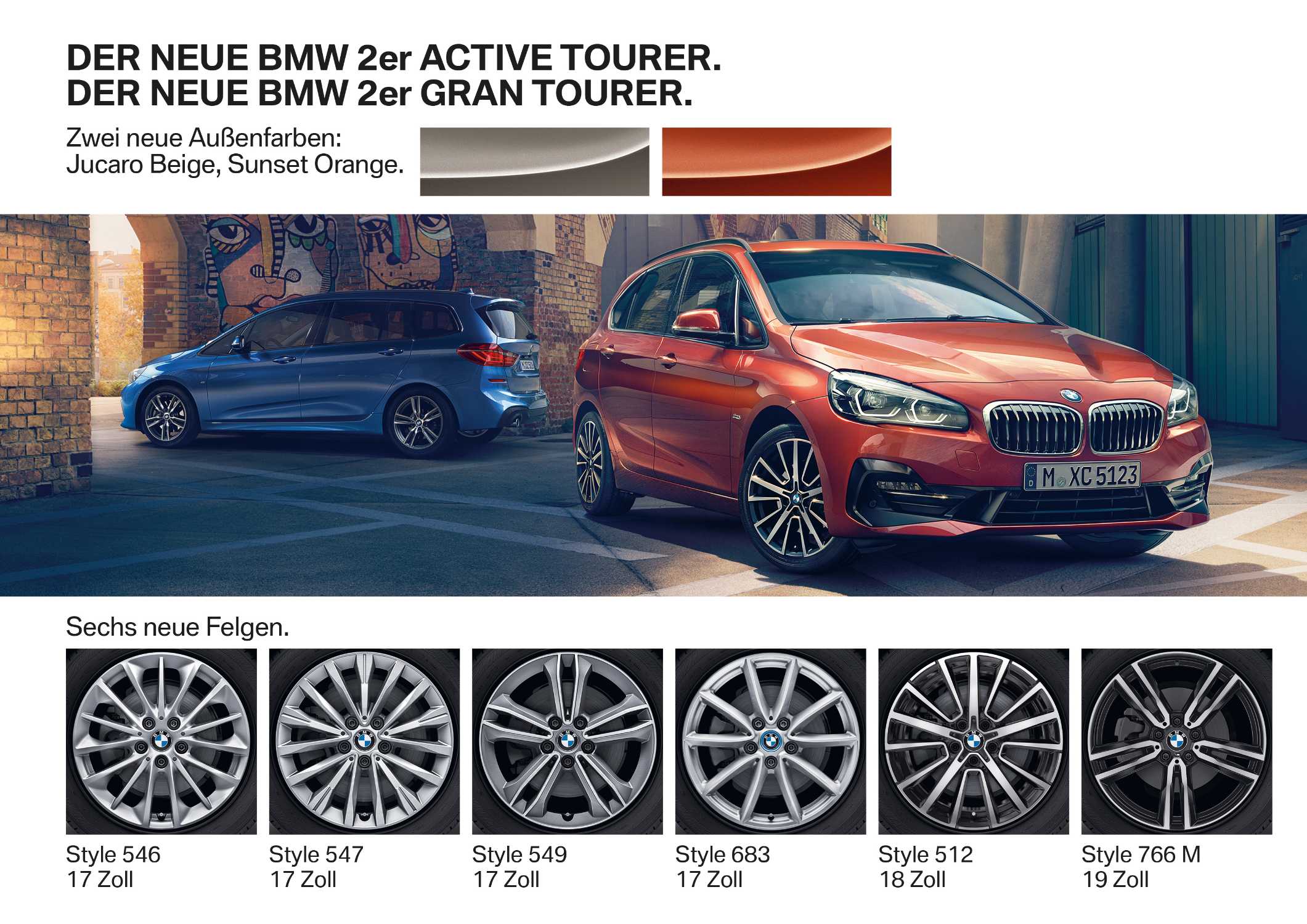 Der neue BMW 2er Active Tourer. Der neue BMW 2er Gran Tourer (01/2018).