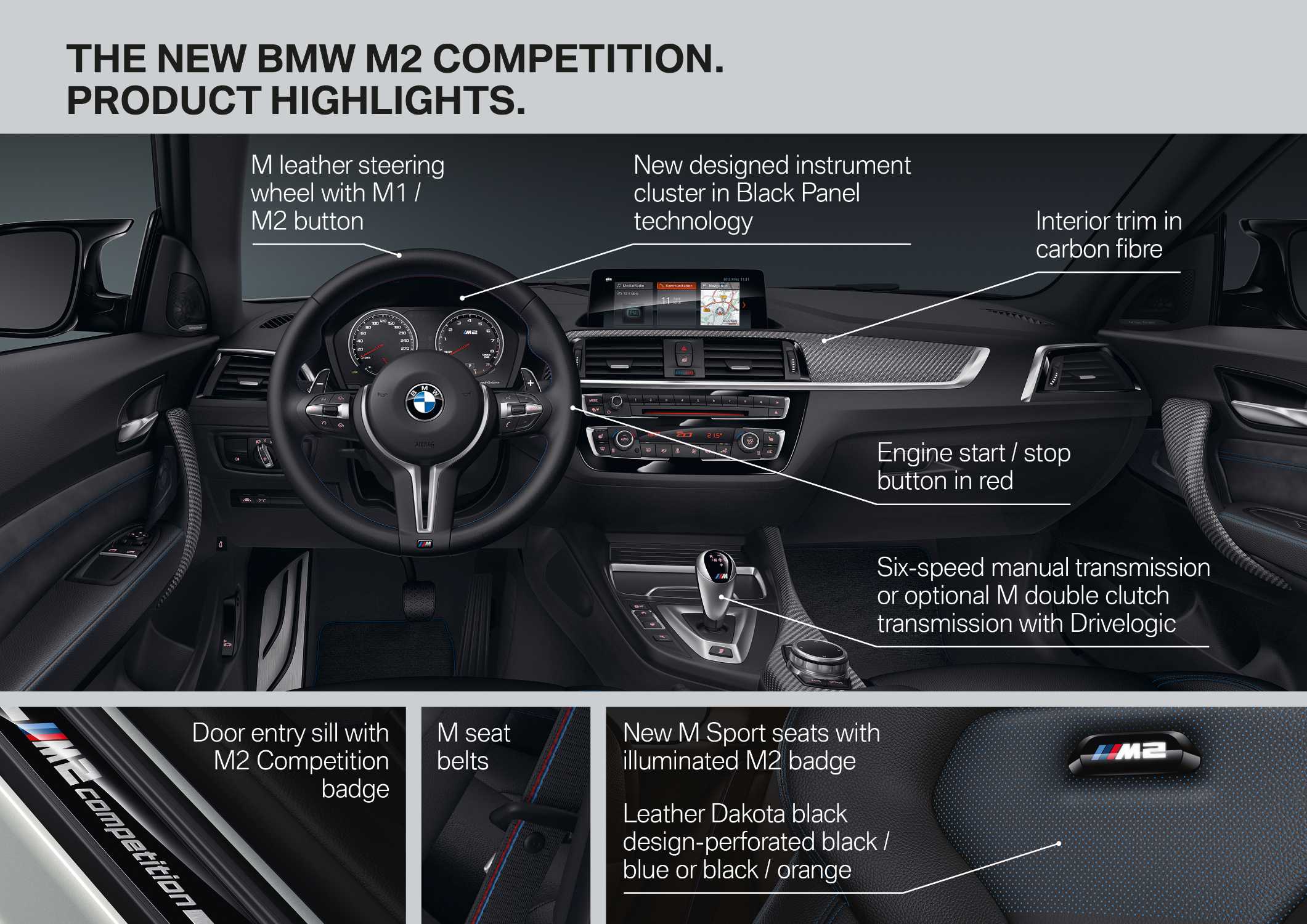 The new BMW M2 Competition (04/2018).