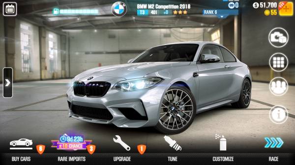 M Power Meets Mobile Gaming New Bmw M2 Competition Debuts In Csr Racing 2 From Zynga Millions Of Gamers Worldwide To Experience New Compact High Performance Bmw In Augmented Reality Ahead Of Market