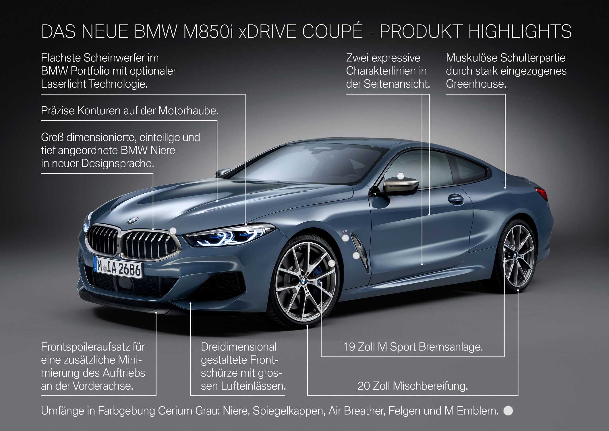 Spiegelkappen Carbon für BMW 8er Coupe G15