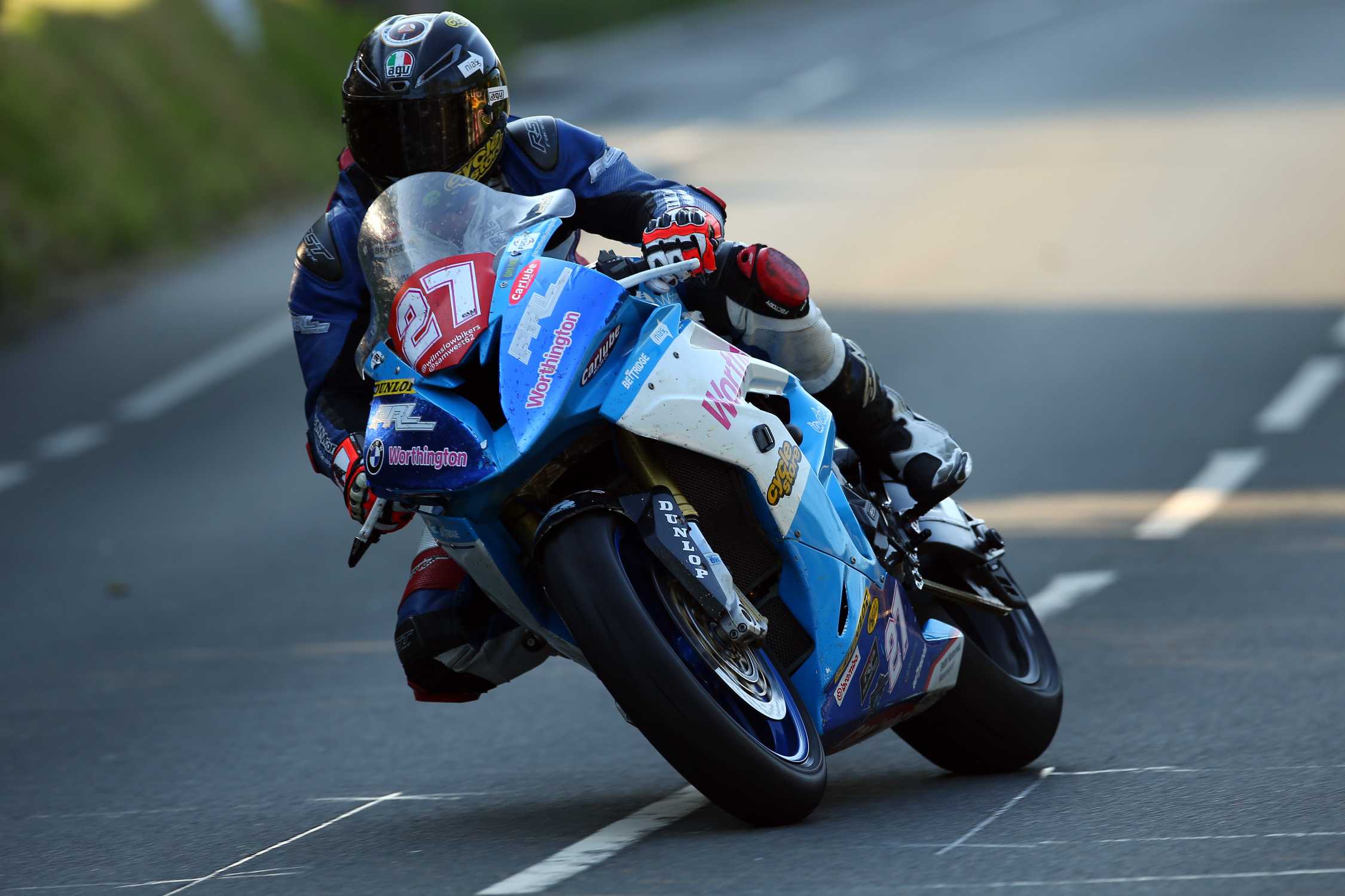 Isle of Man (GBR) Tourist Trophy 4th June 2018. Superstock race. Team ...