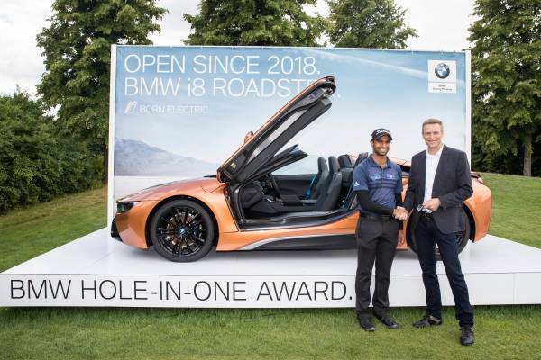 Hip Hip Hoo Rai Aaron Rai Wins The New Bmw I8 Roadster With A Hole In One