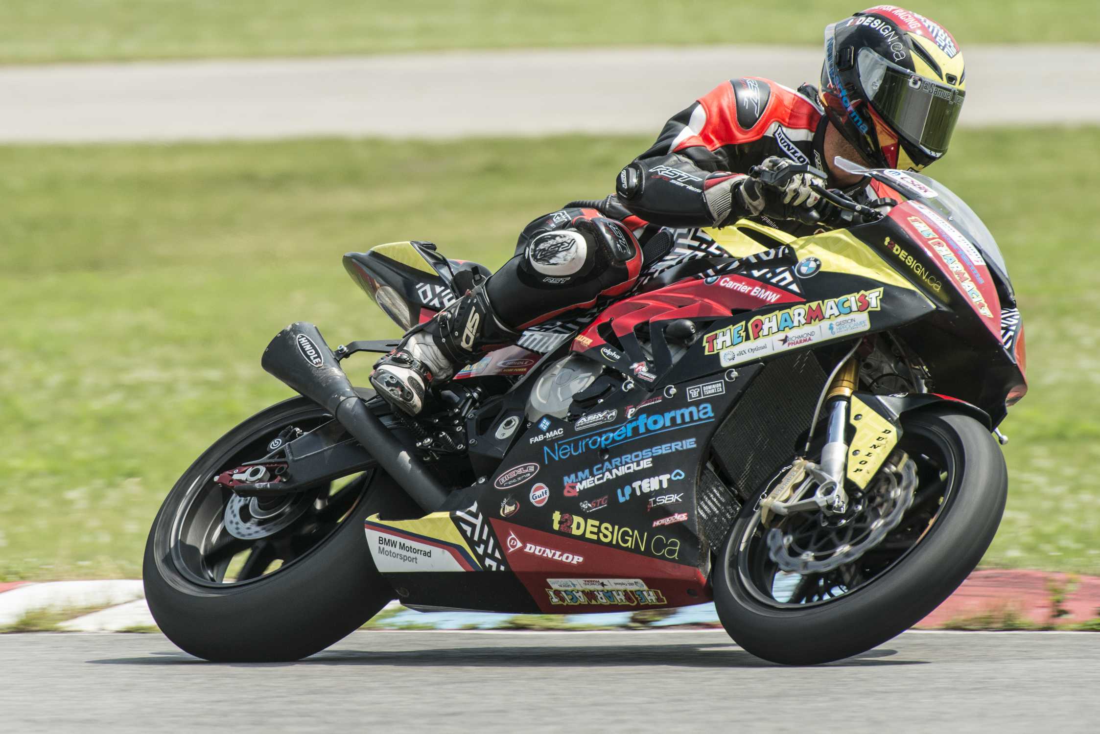 St Eustache Can Canadian Sbk 01st July 18 Team Bmw Rider Samuel Trepanier 14 Can Riding The Bmw S1000rr