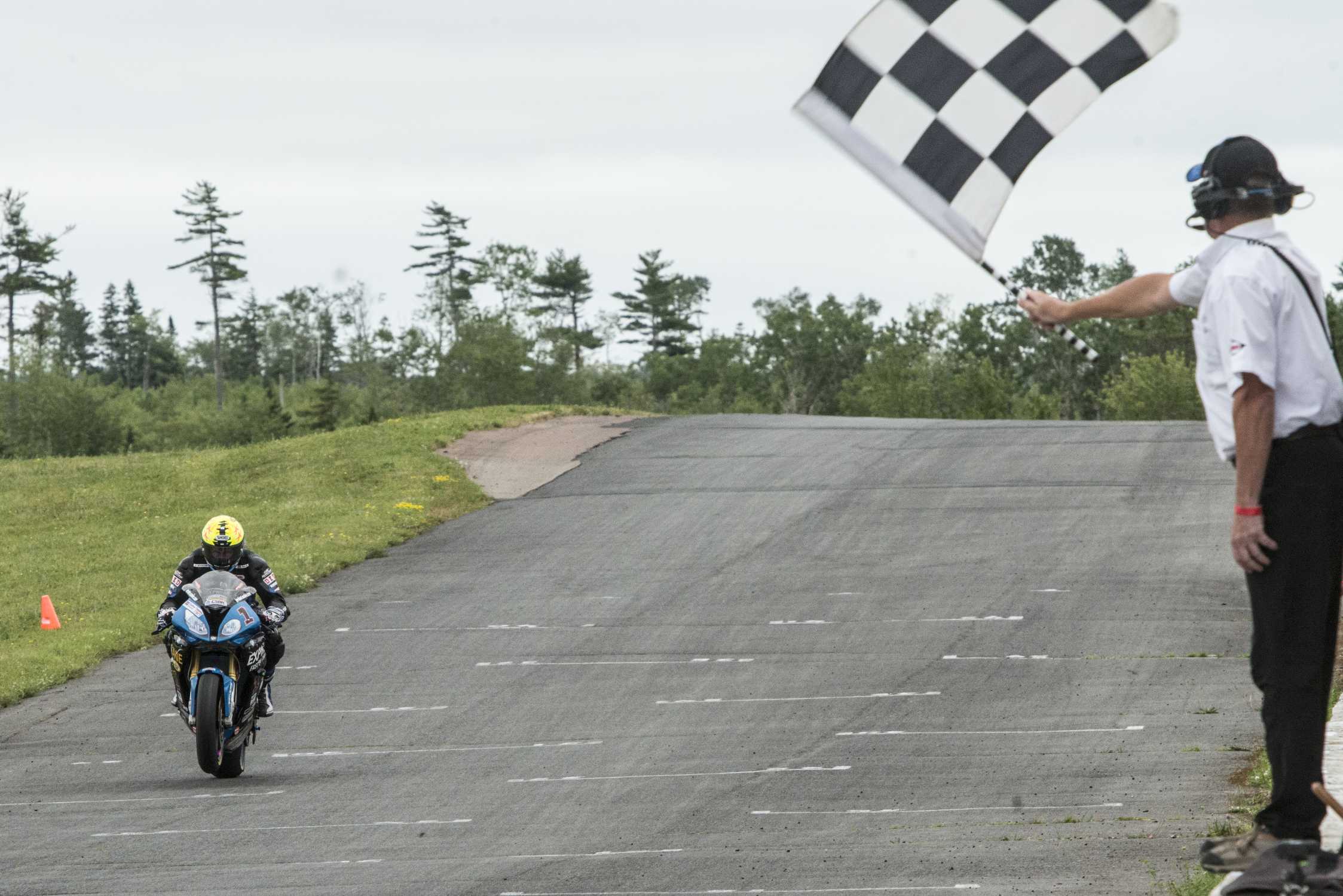 Atlantic Motorsport Park (CAN) Canadian SBK 22nd July 2018. Team BMW ...