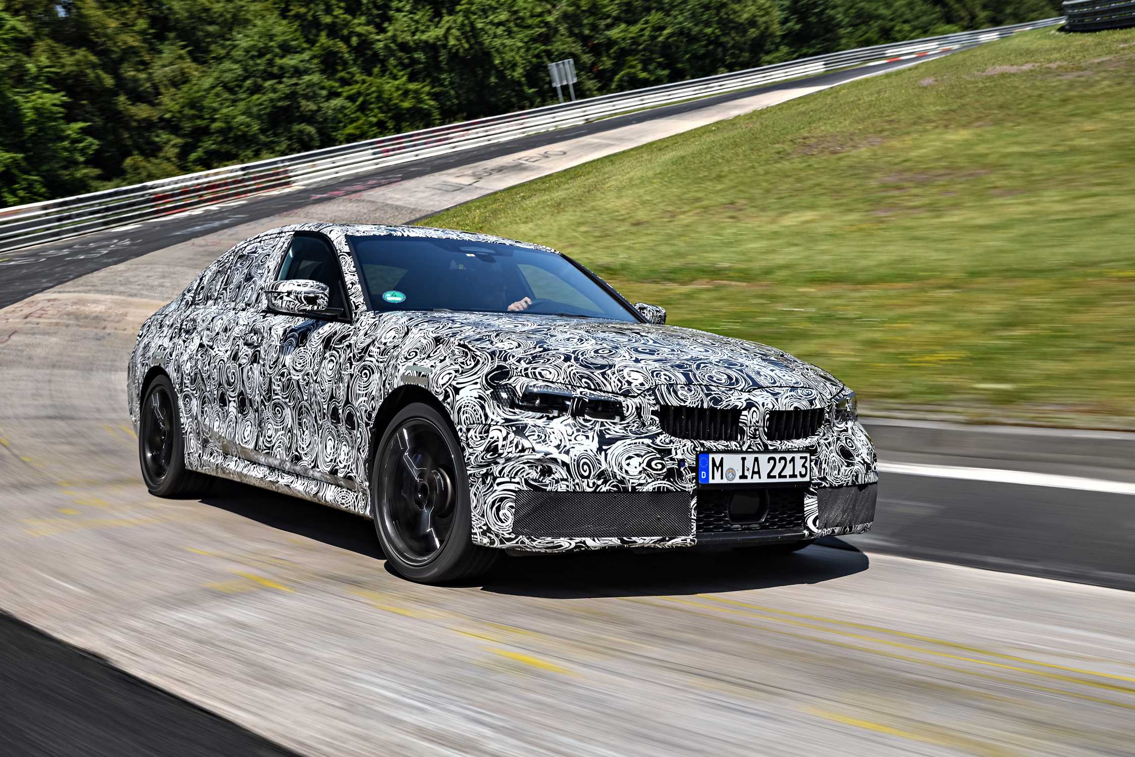 Testing at the Nürburgring - The all-new BMW 3 Series (08/2018).