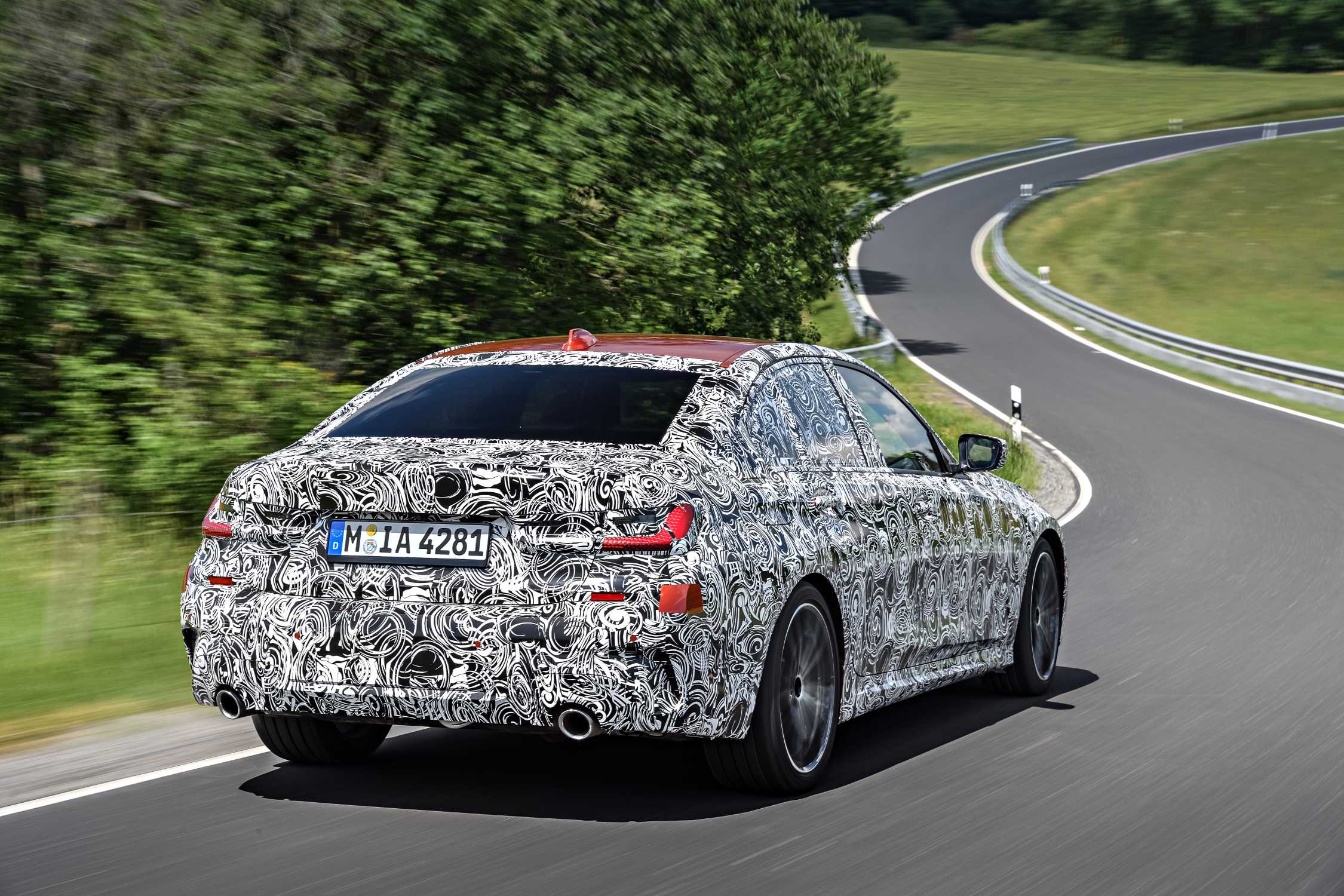 Testing at the Nürburgring - The all-new BMW 3 Series (08/2018).