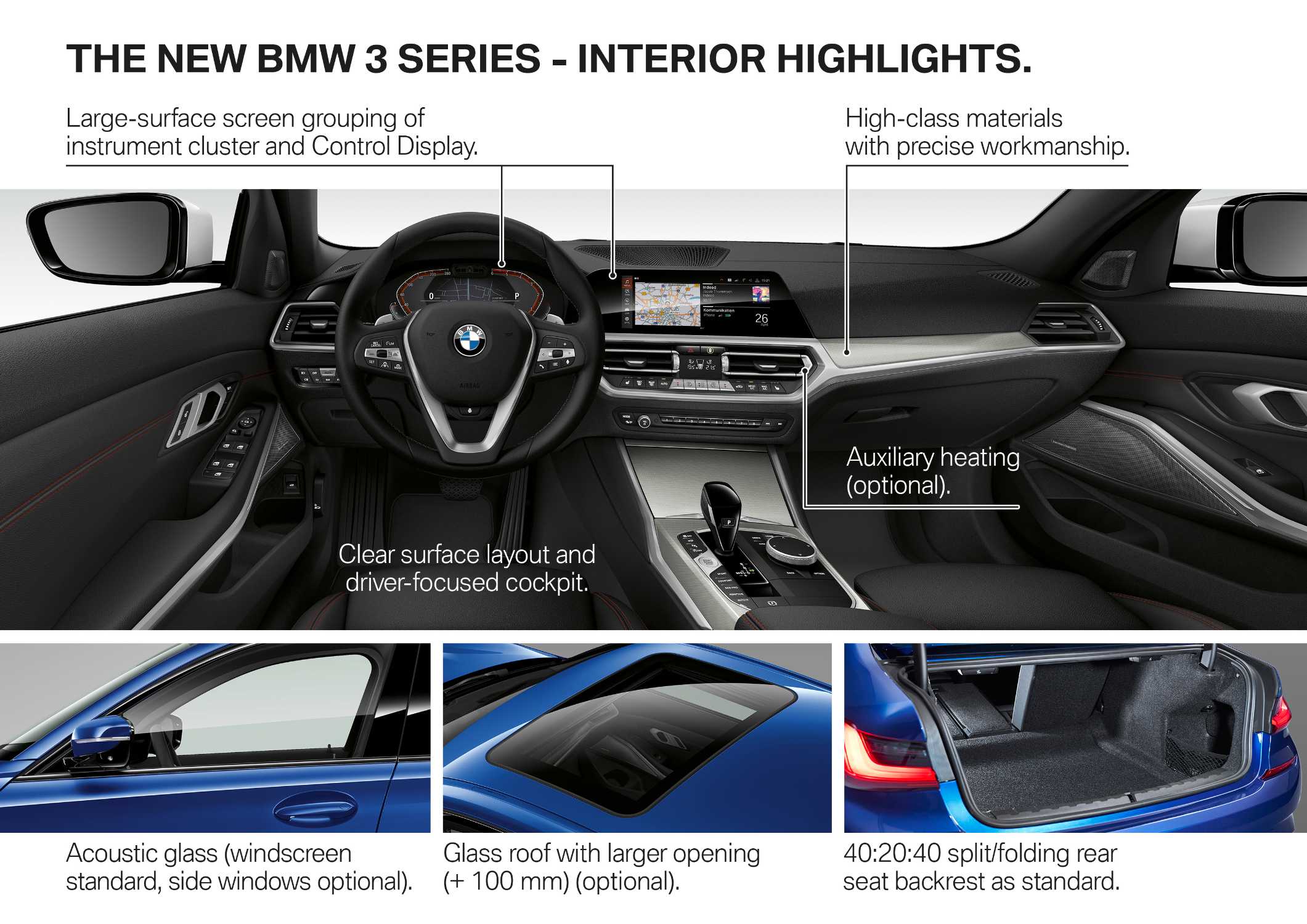 The all-new BMW 3 Series Sedan - Product highlights (10/2018).