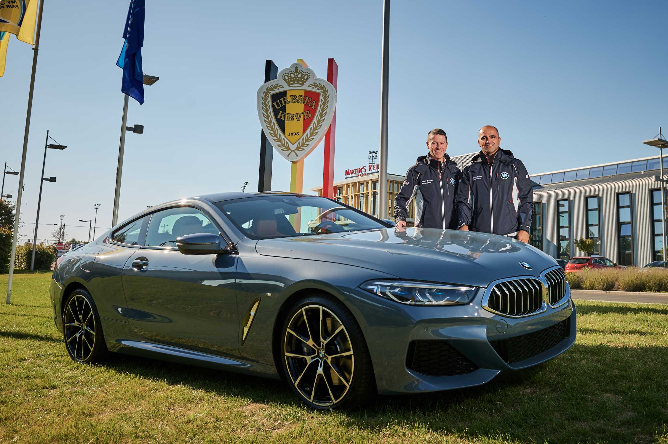 Eddy Haesendonck, President & CEO BMW Group BELUX and Roberto Martinez, Bondscoach of the Red Devils. (A2Pix/FGarrido) (09/2018)