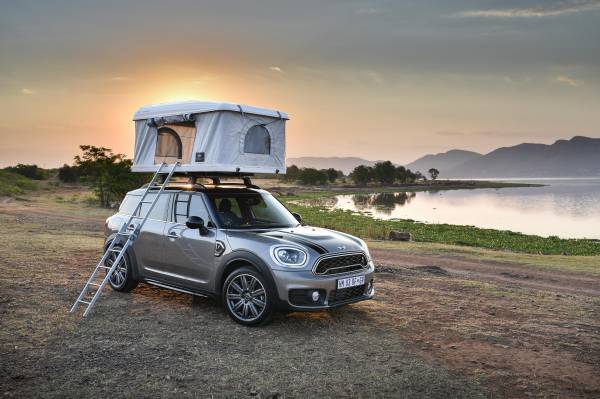 Aim high: the AUTOHOME Roof Tent for the MINI Countryman makes a special  appearance in South Africa.