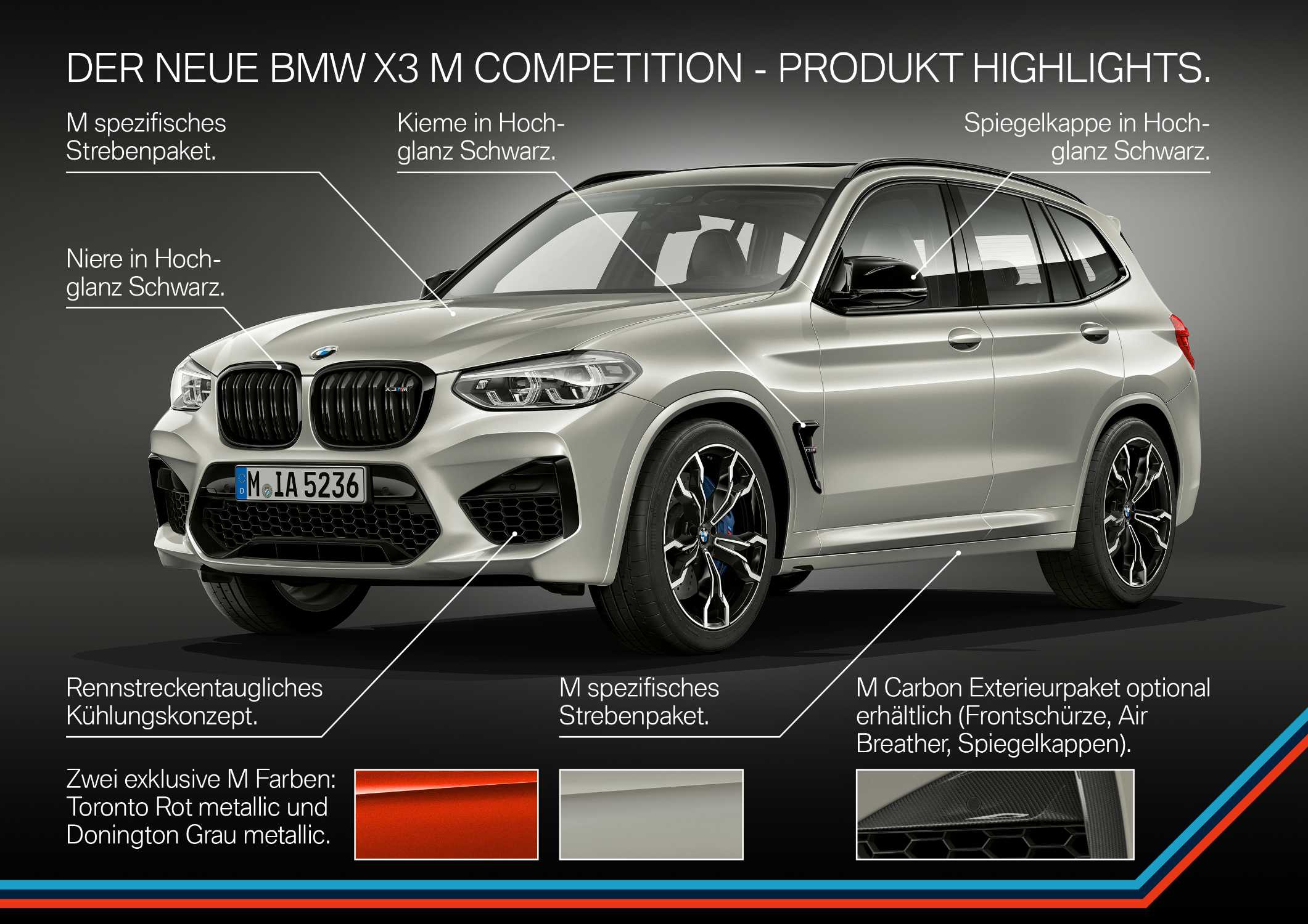 The all-new BMW X3 M Competition (02/2019).